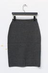 Swaying/Knit cashmere skirt SW23SS3B35 Deep gray